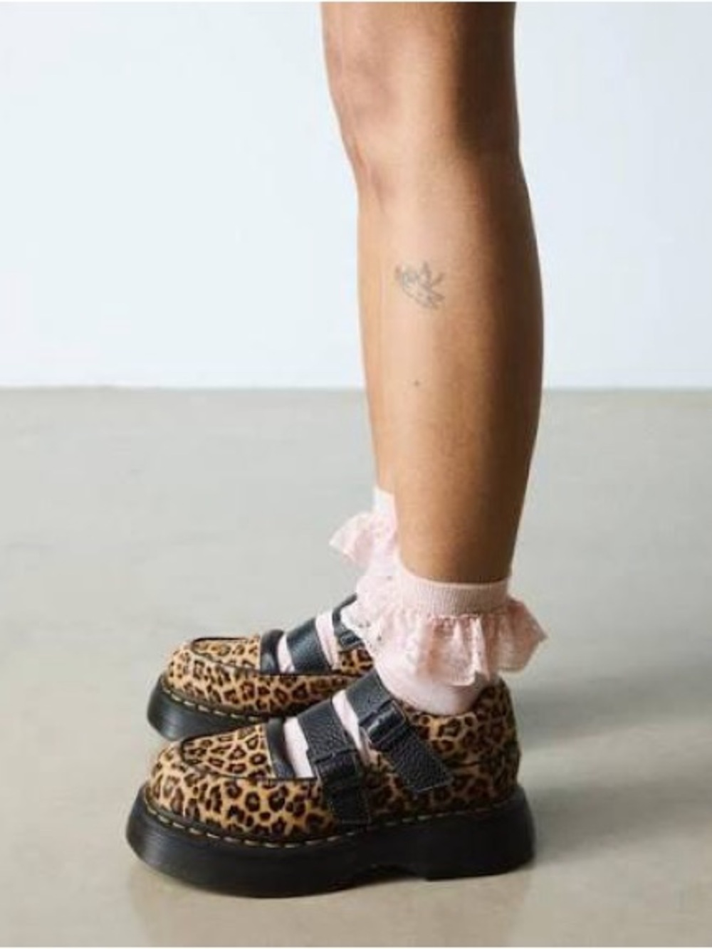 Dr Martens Buzz Leopard Print Platform Mary Jane size 9 - Picture 9 of 15